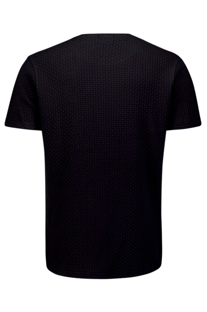 GESTRUCTUREERD T SHIRT 29360791 020 BLACK